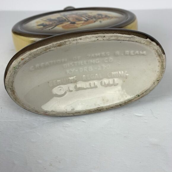 Jim Beam Bourbon 10" Whiskey Bottle San Diego 200th Anniversary 1968 Vintage - Picture 6 of 13